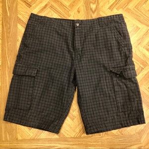 BC Clothing Co. W40 Cargo Shorts Grey Black